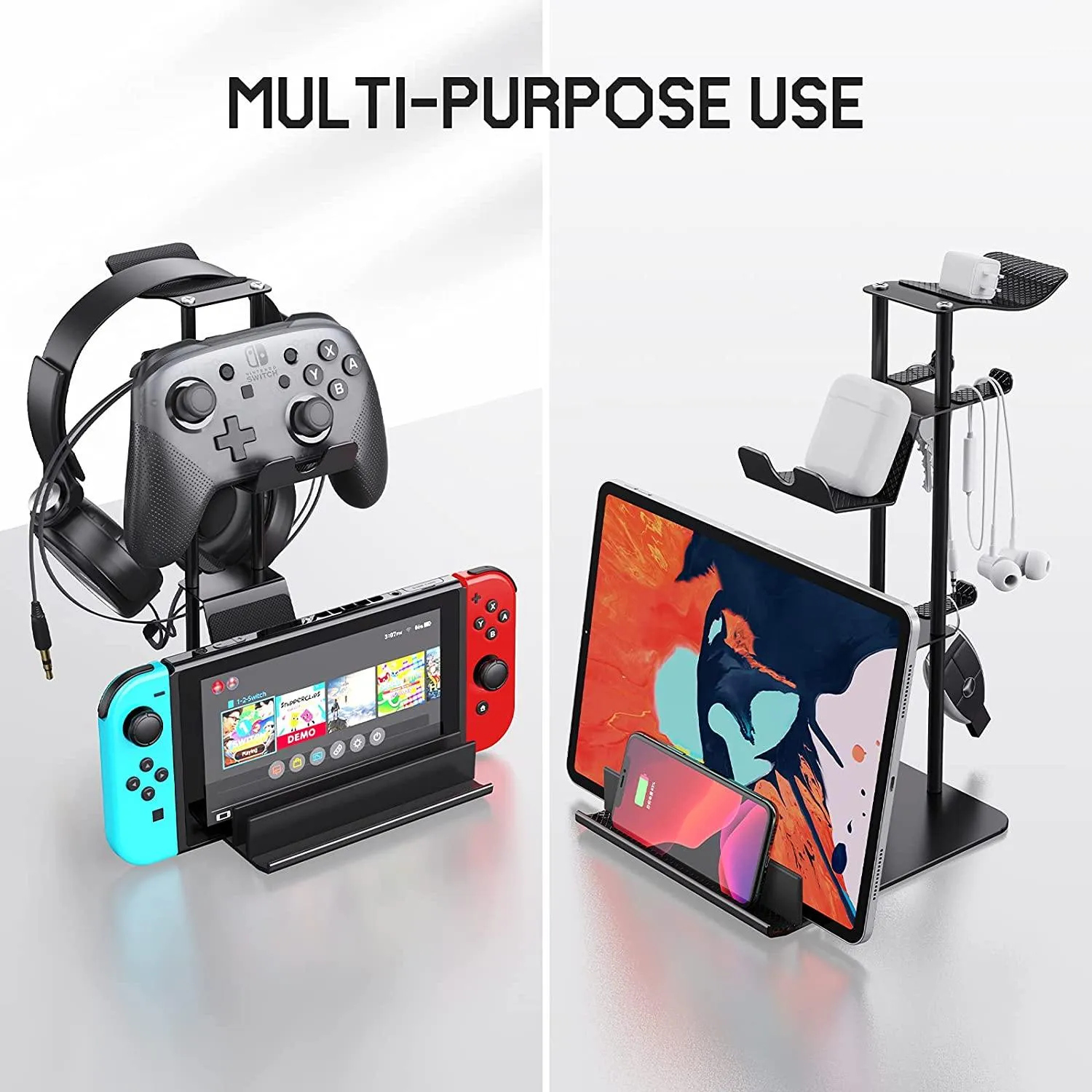 Headphone Stand, Game Controller Holder & Headset Stand Hook