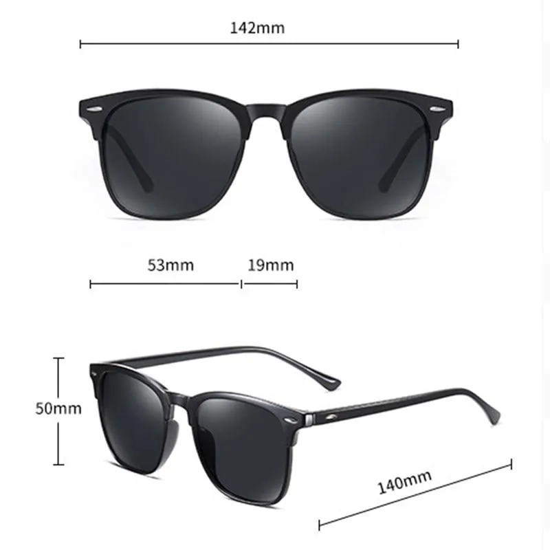 Matteo Polarized Black Sunglasses