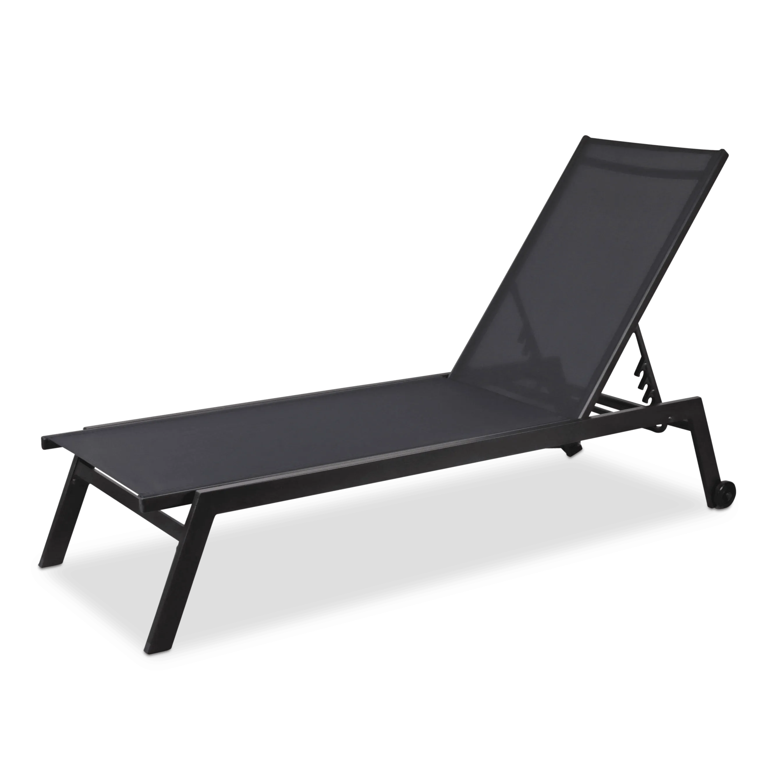 Morocco Outdoor Sunlounger in Gunmetal