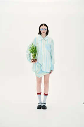 PROTEA MIXED MEDIA OVERSIZED SHIRT