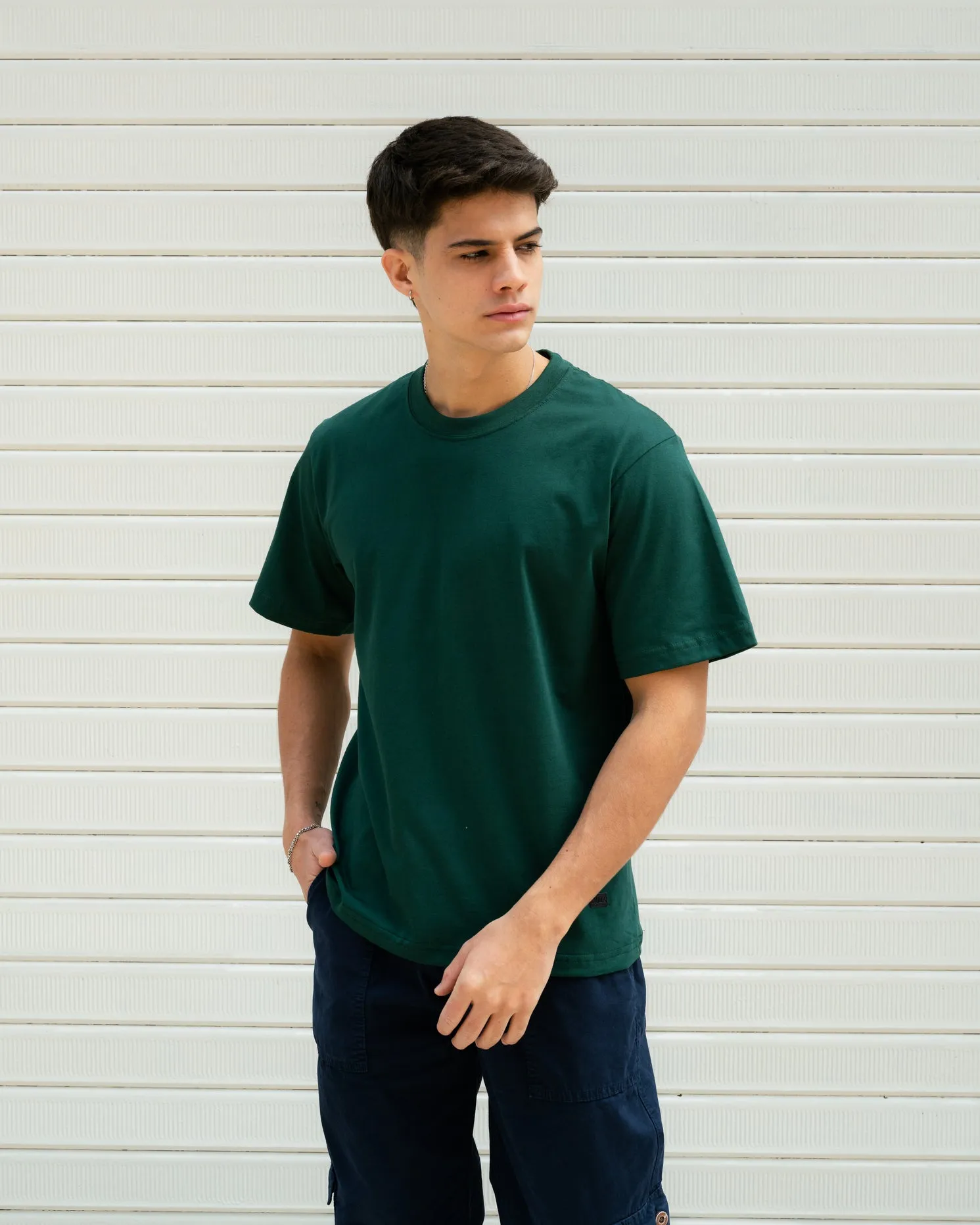 Semi Boxy Tee 20/1 - Verde