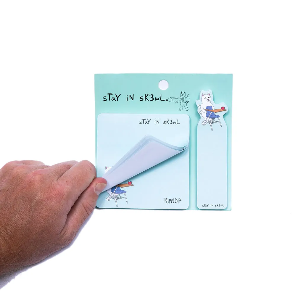 Stay In Sk3wl Post It Note Pack (Multi)