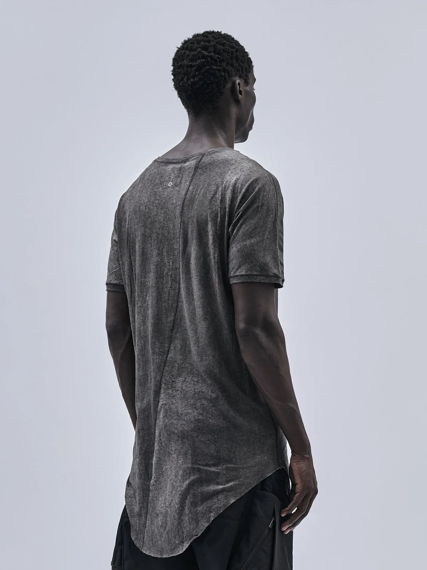 zain tee cold dyed grey