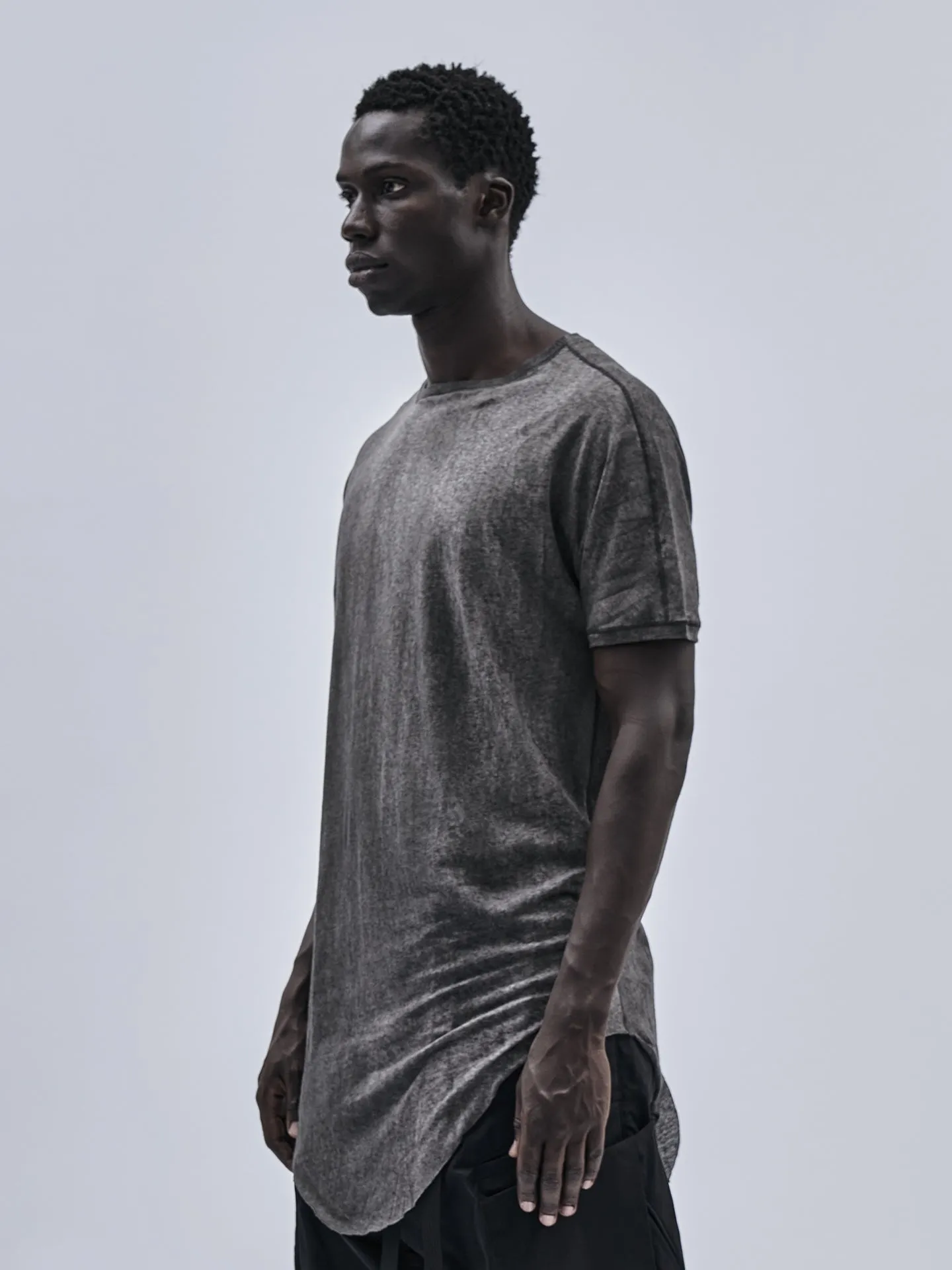 zain tee cold dyed grey